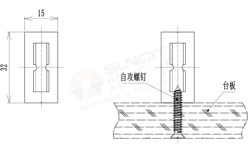 擋邊條尺寸圖