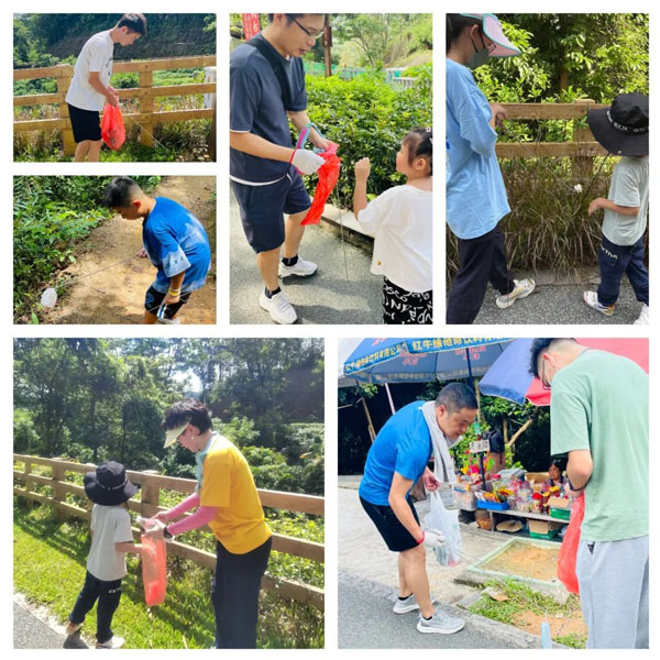 陽臺山愛護環(huán)境公益活動